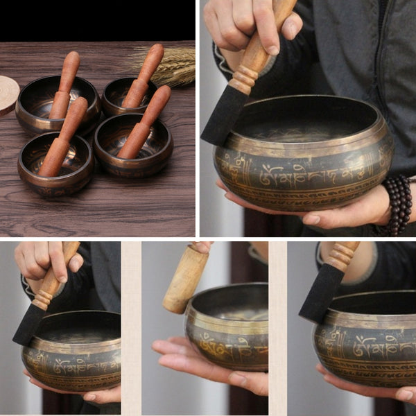 Hammered Copper Tibetan Singing Bowl (4 sizes)